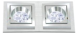 BPM 3067LED2.D40.3K Vestavné svítidlo Aluminio Plata kartáč.hliník 2x 7W LED 230V - BPM