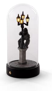Stolní lampa SELETTI, My Little Kong, Černá, Obývací pokoj, Plast, Design