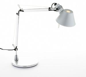 Stolní lampa Artemide, Tolomeo Micro, stmívatelné, Metalická, Pracovna, Kov, Design