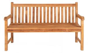 Zahradní lavice Cabo, teak, přírodní, 150×62×92 cm – House Nordic