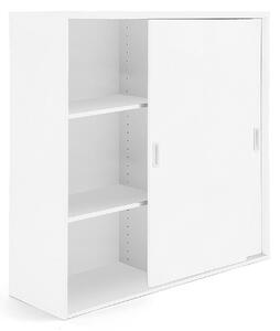AJ Produkty Skříň s posuvnými dveřmi MODULUS XL, výška 1200 mm, bílá