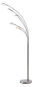 Stojací Lampa Lindby, Anea, Metalická, Obývací pokoj, Kov, Moderní