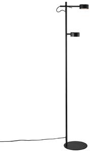 Stojací Lampa Nordlux, Clyde, stmívatelné, Černá, Obývací pokoj, Kov, Moderní