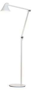 Stojací Lampa Louis Poulsen, NJP, stmívatelné, Bílá, Obývací pokoj, Kov, Design