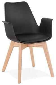 Jídelní židle Alcapone Barva: bílá/černá