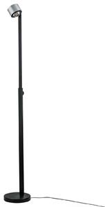 Stojací Lampa Paulmann, Aldan, stmívatelné, Černá, Obývací pokoj, Kov, Moderní