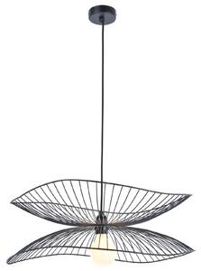 Závěsná svítidlo Forestier, Libellule S, stmívatelné, Černá, Obývací pokoj, Kov, Design