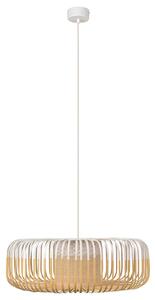 Závěsná svítidlo Forestier, Bamboo Light XL, stmívatelné, Bílá, Obývací pokoj, Bambus, Design