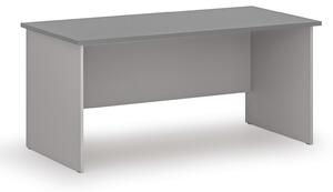Kancelářský psací stůl rovný PRIMO GRAY, 1600 x 800 mm, šedá/grafit