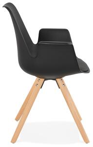 Kokoon Design Jídelní židle Skanor Barva: bílá/přírodní