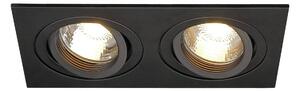 LA 113492 NEW TRIA II GU10 černá 230V GU10 2x50W - BIG WHITE (SLV)