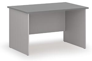 Kancelářský psací stůl rovný PRIMO GRAY, 1200 x 800 mm, šedá/grafit