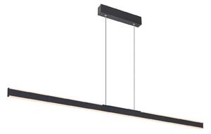 Závěsná svítidlo SLV, One Linear, stmívatelné, Černá, Kuchyně, Kov, Moderní