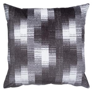 Povlak VELVET strips černobílá 50 x 50 cm