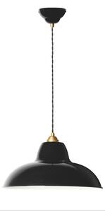 Závěsná svítidlo Anglepoise, Original 1227 Brass Midi Wide, stmívatelné, Černá, Obývací pokoj, Kov, Design