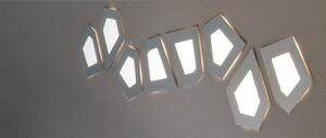 LUX 18010.00 Vestavné svítidlo Zig - Zag LED 10 nerez 1W 12V - LUXLIGHTING