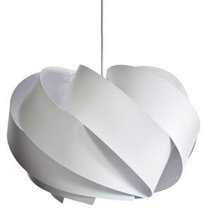 Závěsná svítidlo Dyberg Larsen, Boleo, stmívatelné, Bílá, Obývací pokoj, Plast, Design