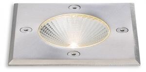 RED R10436 RIZZ čtvercová nerez 230V/350mA LED 3W IP65 3000K - RED - DESIGN RENDL