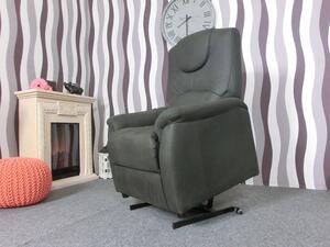 (2332) (1xM) NICK relax elektrické polohovací křeslo šedé