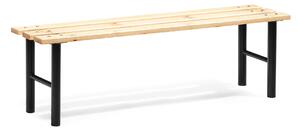 AJ Produkty Šatní lavice STADIUM, 1500 mm, borovicové dřevo