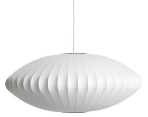 Závěsná svítidlo HAY, Nelson Saucer Bubble, stmívatelné, Bílá, Obývací pokoj, Plast, Design