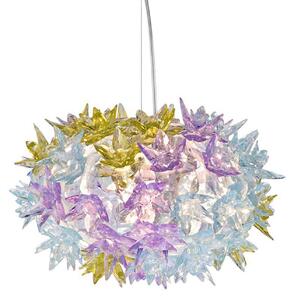 Závěsná svítidlo Kartell, Bloom S2, Fialová, Obývací pokoj, Plast, Design