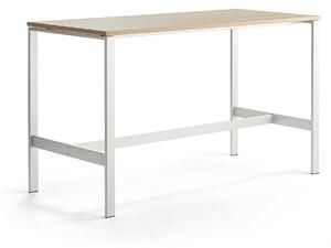 AJ Produkty Stůl VARIOUS, 1800x800 mm, výška 1050 mm, bílé nohy, dub