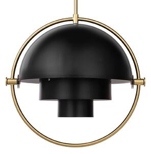 Závěsná svítidlo GUBI, Multi-Lite, stmívatelné, Černá, Obývací pokoj, Kov, Design