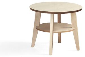 AJ Produkty Konferenční stolek HOLLY, Ø 600 mm, bříza