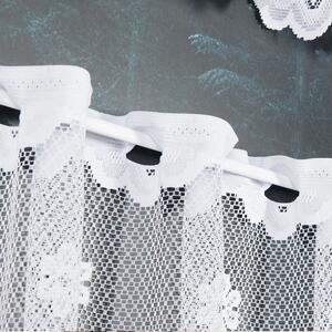 Dekorační metrážová vitrážová záclona PAMELA bílá výška 50 cm MyBestHome