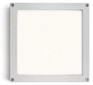 SCOTT stropní stříbrnošedá 230V SMD LED 9.8W IP54 3000K - RED - DESIGN RENDL