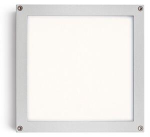 SCOTT stropní stříbrnošedá 230V SMD LED 9.8W IP54 3000K - RED - DESIGN RENDL