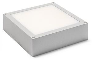 SCOTT stropní stříbrnošedá 230V SMD LED 9.8W IP54 3000K - RED - DESIGN RENDL