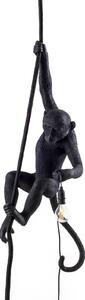 Venkovní svítidla SELETTI, Monkey Lamp, Černá, Plast, Design