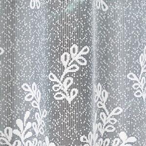 Dekorační metrážová vitrážová záclona KAROLINA bílá výška 90 cm MyBestHome