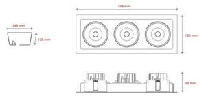 BPM 8203.01.D40.3K Zápustné svítidlo Cube matná bílá - BPM