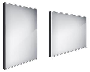 Nimco Černé LED zrcadlo 600x800