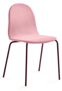 AJ Produkty Židle GANDER, polstrovaná, podzimní červeň