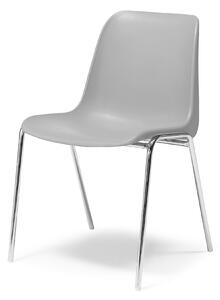 AJ Produkty Plastová židle SIERRA, šedá