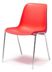AJ Produkty Plastová židle SIERRA, červená