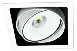 BPM 8201.02.RF.WH-WH.60.ST.9.30 Zápustné svítidlo Gran Cube matná bílá LED 16W 3000K 1442lm 230V - BPM (starý kód: 8210.01.D60.3K)