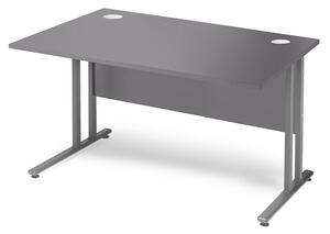 AJ Produkty Kancelářský stůl FLEXUS, 1200x800 mm, šedá