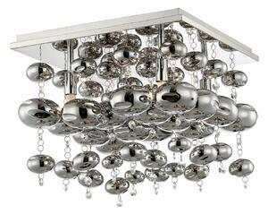 Stropní Lampa Lindby, Esfera, stmívatelné, Metalická, Obývací pokoj, Kov, Moderní