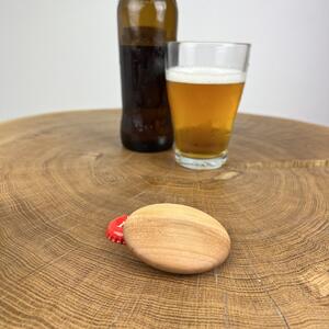 Dřevěný otvírák na pivo Tally, jabloň