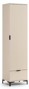 Mazzoni Skříň LANA SZ-50 Béžový (Šampaňský) – 1DVEŘOVÁ ŠATNÍ SKŘÍŇ SE ZÁSUVKOU