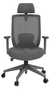 Ergonomická kancelářská židle Liftor Space, šedá