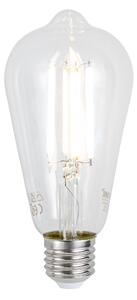 Stmívatelná LED žárovka E27 ST64 čirá 7W 806lm 2700-6500K