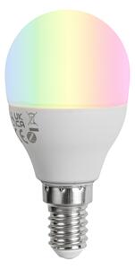 Stmívatelná LED žárovka E14 G45 Opal 4,9 W 470 lm 2700–6500 K