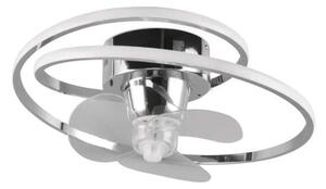 Trio Leuchten R67252106 UMEA - Stropní LED elegantní ventilátor s dálkovým ovladačem, LED 38W, 2700-6500K, Ø 50cm (LED stropní ventilátor stmívatelný ovladačem)