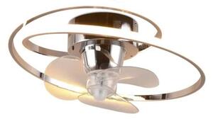 Trio Leuchten R67252106 UMEA - Stropní LED elegantní ventilátor s dálkovým ovladačem, LED 38W, 2700-6500K, Ø 50cm (LED stropní ventilátor stmívatelný ovladačem)
